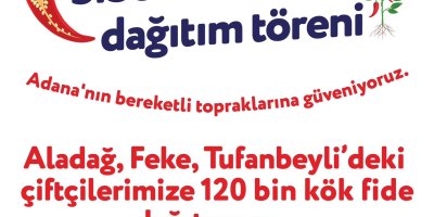 Adana Büyükşehir Belediyesi’nden çiftçiye 120 bin biber fidesi desteği