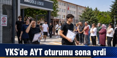 YKS’de AYT oturumu sona erdi