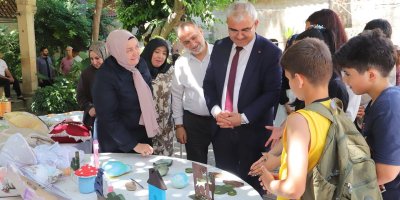 Adana’da Hayata Köprü Sanat Projesi sergisi açıldı
