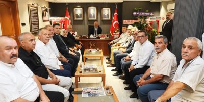 Karaisalı heyetinden MHP Adana İl Başkanı Yıldırım’a ziyaret