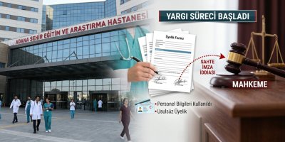 Şehir hastanesinde sahte imza iddiası mahkemeye taşındı