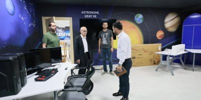 Cafer Boyraz bilim merkezi ve seramik atölyesindeki çalışmaları inceledi