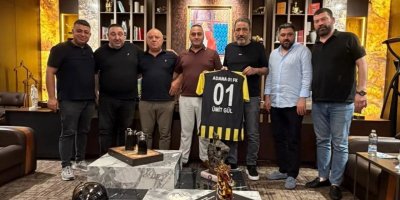 Adana 01 FK’dan Ümit Gül’e teşekkür ziyareti