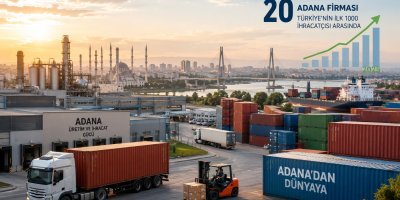 Adana’dan 20 firma Türkiye’nin ilk 1000 ihracatçısı arasında