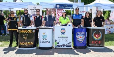 Adana’da polislerden aile ve çocuklara özel şenlik