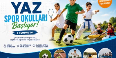 Çukurova’da Yaz Spor Okulları 6 Temmuz’da başlıyor