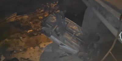 Kozan’da otomobil dere yatağına düştü: 1 yaralı
