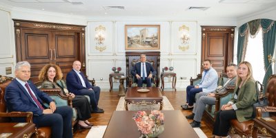Adana Valiliği'nde spor, sanayi ve iş birliği gündemi