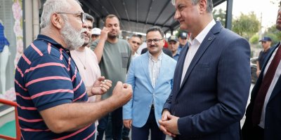 Vali Yavuz Çukurova’da esnaf ve vatandaşlarla buluştu