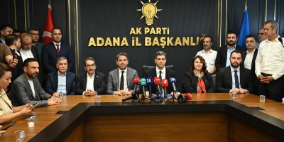 AK Parti Adana İl Başkanı Mustafa Özkan görevine başladı
