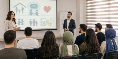 Evlilik kredisine başvuran çiftlere eğitim desteği