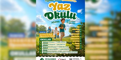 Peygamber Sevdalıları Vakfı'ndan Adana'da ücretsiz yaz okulu