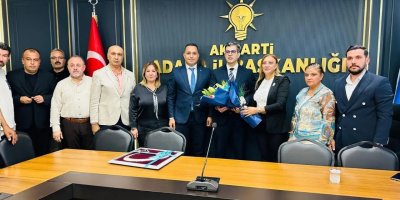 Mustafa Özkan’a Sarıçam teşkilatından destek ziyareti