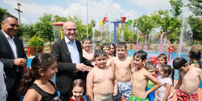 Yüreğir Belediyesi su oyun parkları yaz sezonunu açtı