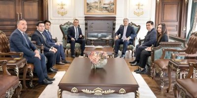 Vali Mustafa Yavuz, Büyükelçi Khaydarov’u ağırladı
