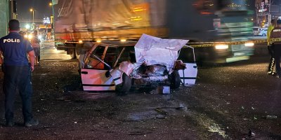 Pozantı’da Tofaş otomobil hurdaya döndü: 1 kişi hayatını kaybetti