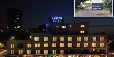 Türkiye’de örnek gösterilmişti, Canyon Hotel’in giriş yolu kapatıldı
