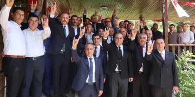 MHP Saimbeyli 15. Olağan İlçe Kongresi'nde Mehmet Durmuşoğlu güven tazeledi