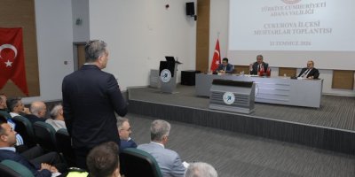 Vali Mustafa Yavuz, Çukurova’nın sorunlarını muhtarlarla görüştü