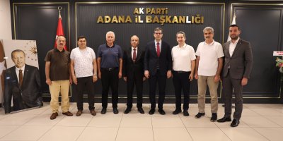 Birlik Vakfı’ndan AK Parti Adana İl Başkanı Mustafa Özkan’a ziyaret
