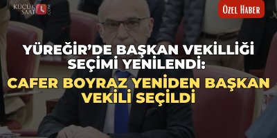 Yüreğir’de başkan vekilliği seçimi yenilendi: Cafer Boyraz yeniden başkan vekili seçildi