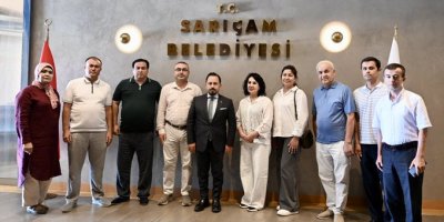 Özbek akademik heyetten Sarıçam Belediyesi’ne ziyaret