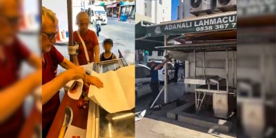 Sosyal medyada gündem olan Lahmacuncu Alİ Usta'nın tezgahı kaldırıldı