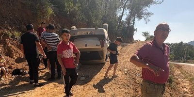 Kozan’da otomobil takla attı: Biri bebek 6 kişi yaralandı