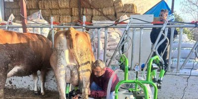 Adana Büyükşehir’den 168 üreticiye süt sağım makinesi desteği
