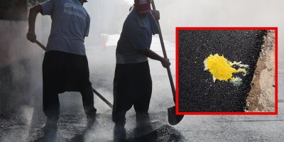 Adana’da sıcağın boyutu: Asfaltta yumurta pişti