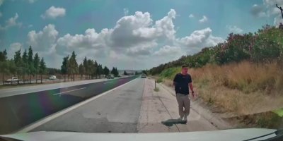 Otoyolda akılalmaz olay: Önce çaldılar, sonra “Hırsız çok” diye uyardılar