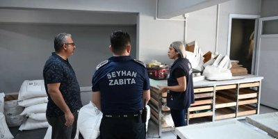 Seyhan’da gıda işletmelerine hijyen ve depolama denetimi