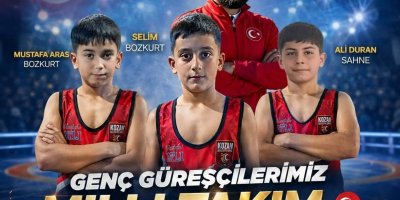 Kozan’da U11 gururu: 3 güreşçi milli takım kampına çağrıldı