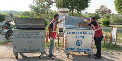Ceyhan’da temizlik altyapısı güçleniyor: 110 yeni konteyner hizmete alındı