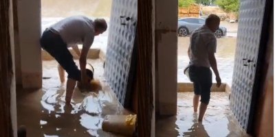 Tufanbeyli’de sağanak hayatı olumsuz etkiledi