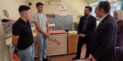 Abdullah Doğru’dan Saimbeyli esnafına ziyaret