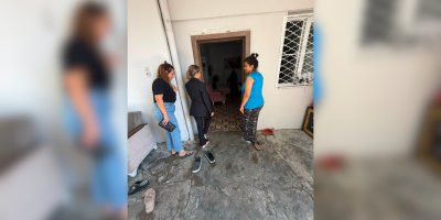 Seyhan’da zor günler geçiren aileye Filiz Kepme’den destek ziyareti