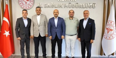 Adana İl Sağlık Müdürü Halil Nacar, Adana Ticaret Odası heyetini ağırladı
