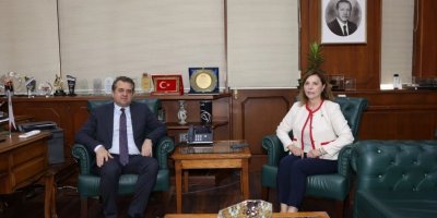 Ayşe Sibel Ersoy’dan Çukurova Üniversitesi Rektörü Beriş’e ziyaret