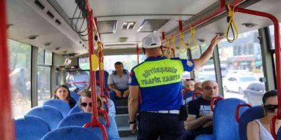 Adana’da toplu taşımada klima denetimleri sürüyor
