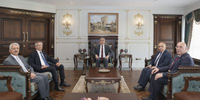 Vali Mustafa Yavuz, MEB heyetini ağırladı