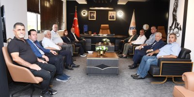 MHP Adana’dan Ahilik Haftası kapsamında ESOB’a ziyaret