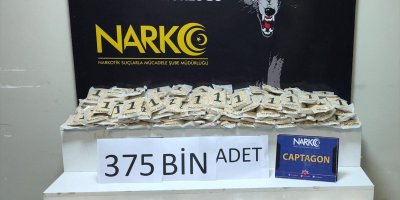 MİT ve Adana Emniyetinden ortak operasyon: 375 bin uyuşturucu hap ele geçirildi