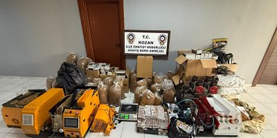 Kozan’da kaçak tütün operasyonu: 44 bin 300 doldurulmuş sigara ele geçirildi