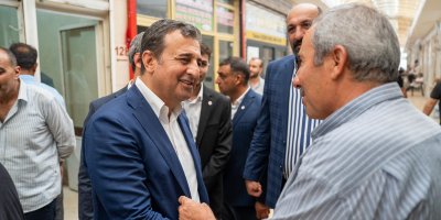 Burhanettin Bulut, Şanlıurfa’da esnaf, emekli ve işçilerle buluştu