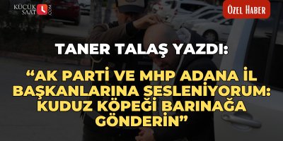 Taner Talaş yazdı: “AK Parti ve MHP Adana il başkanlarına sesleniyorum: Kuduz köpeği barınağa gönderin”
