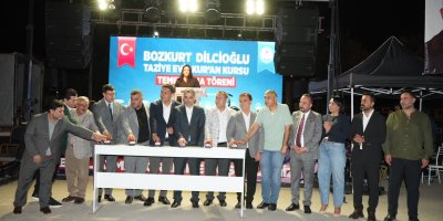 Kozan'da ikinci taziye evi ve Kur'an kursunun temeli atıldı