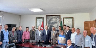 Zeydan Karalar, Seyhan Ziraat Odası yönetimiyle buluştu