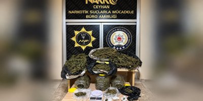 Ceyhan’da uyuşturucu operasyonu: 8 kilo 562 gram esrar ele geçirildi