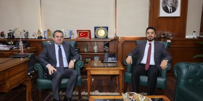 Mustafa Yalınız’dan Çukurova Üniversitesi Rektörü Beriş’e ziyaret